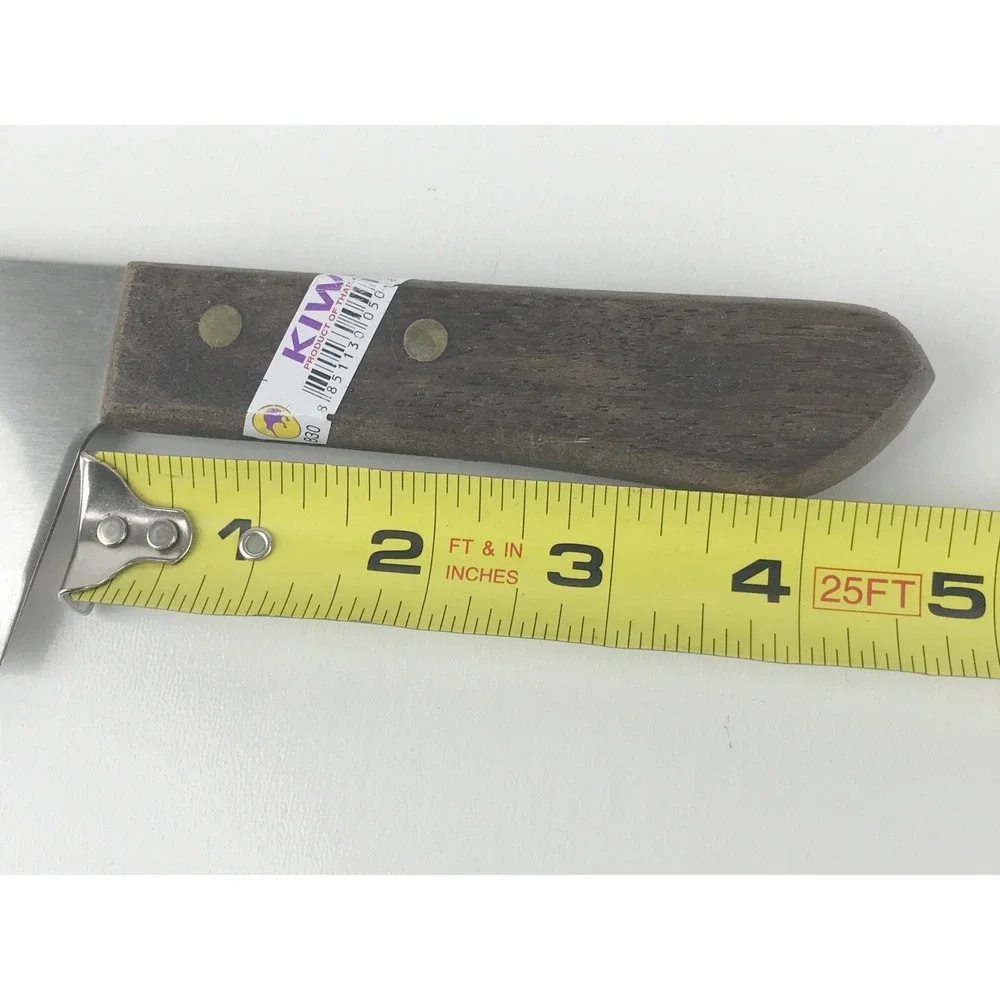 Kiwi Brand Mini Cleaver Knife Chopper Thai Made Stainless Steel‎ Wood Handle